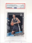 VICTOR WEMBANYAMA 2023-24 DONRUSS OPTIC RATED ROOKIE SPURS RC PSA 10 Q0004