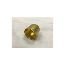 GLOBE COMMERCIAL PRODUCTS  Crimp Hose Ferrule,0.843"L,Brass,PK25 801TT9