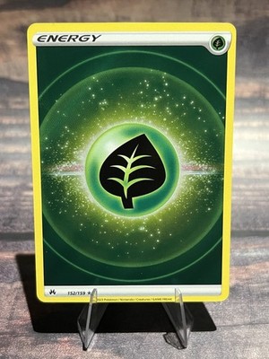 Grass Energy (Texture Full Art) 152/159 Crown Zenith Pokemon Card