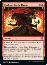 x4 Hurloon Battle Hymn - Dominaria United - NM - MTG