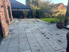 Black Limestone Patio Slabs - 160 Used Paving Stones - Collection or Delivery