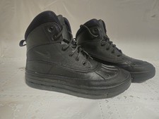 NIKE WOODSIDE HIGH 2 YOUTH: SIZE 7 Black Outdoor Boots- M524872-004