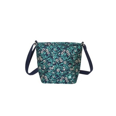 Earth Squared Bucket Bag türkisfarben Jacquard   neu mit Etikett
