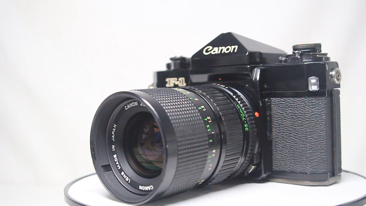 AS IS Canon F-1 SLR 35mm Film Camera New FD 35-70mm F/4 Lens | eBay