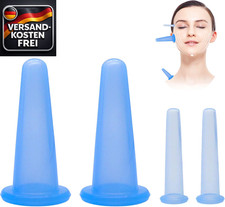 Silikon Schröpfgläser Set für Gesicht und Körper - Massage und Entspannung