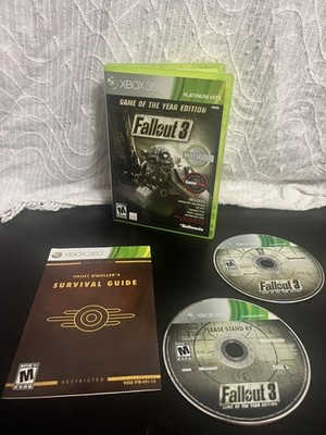 Fallout 3: Game of the Year Edition Xbox 360 - Complete - GameStop Edition