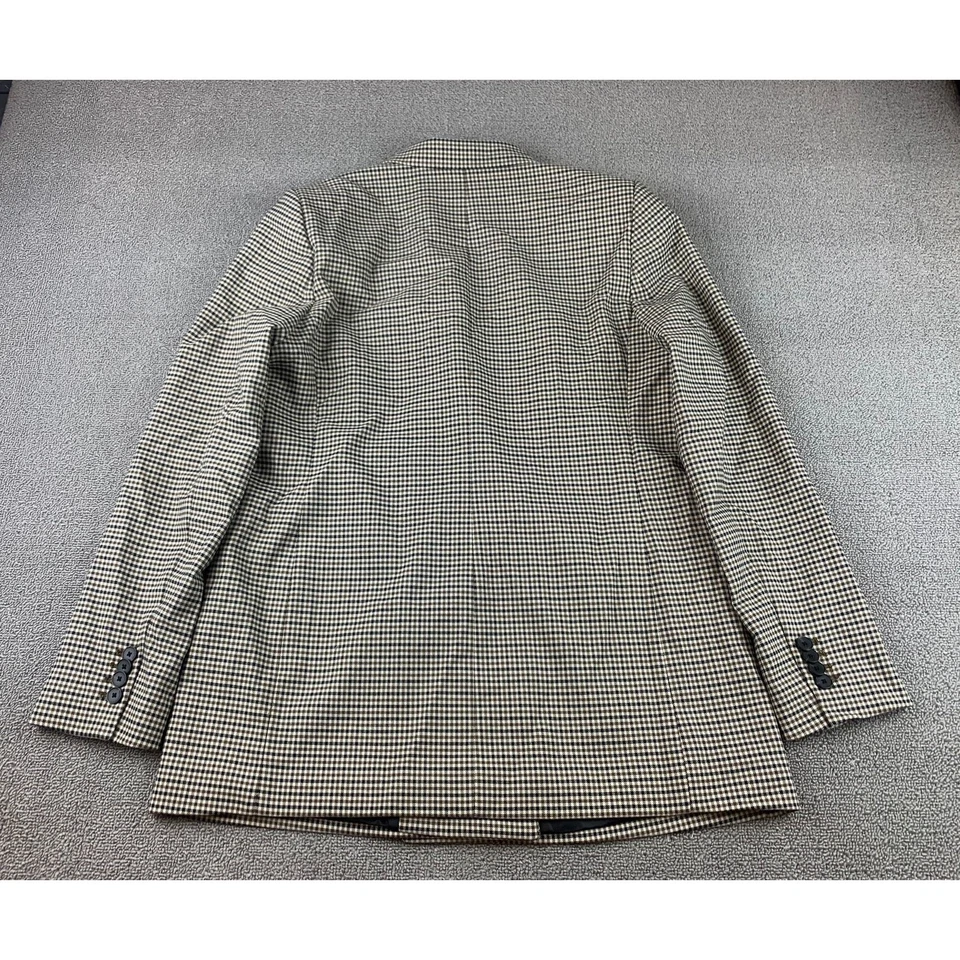 Zara Women's Large Plaid Doble Breasted Blazer Fall Winter - Image 3 of 4