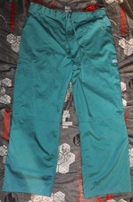 Adult Cherokee Workwear Revolution Draw String Scrub Pants Large Green
