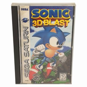 Sonic 3D Blast (Sega Saturn, 1996) CIB Complete w/ Manual + Reg Card Tested
