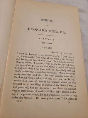 Memoir of Leonard Horner, F.R.S., F.G.S. Vol.2