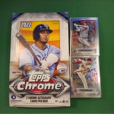 2022 Topps Chrome Baseball Base Card Singles You Pic! #1-220 Complete Your Set!!