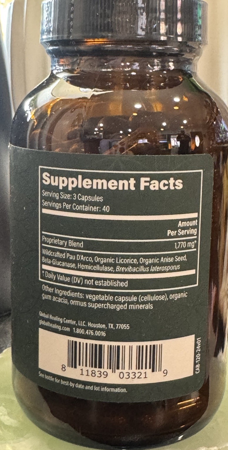 Global Healing Candida Balance (Mycozil) 120 Capsules 11/26