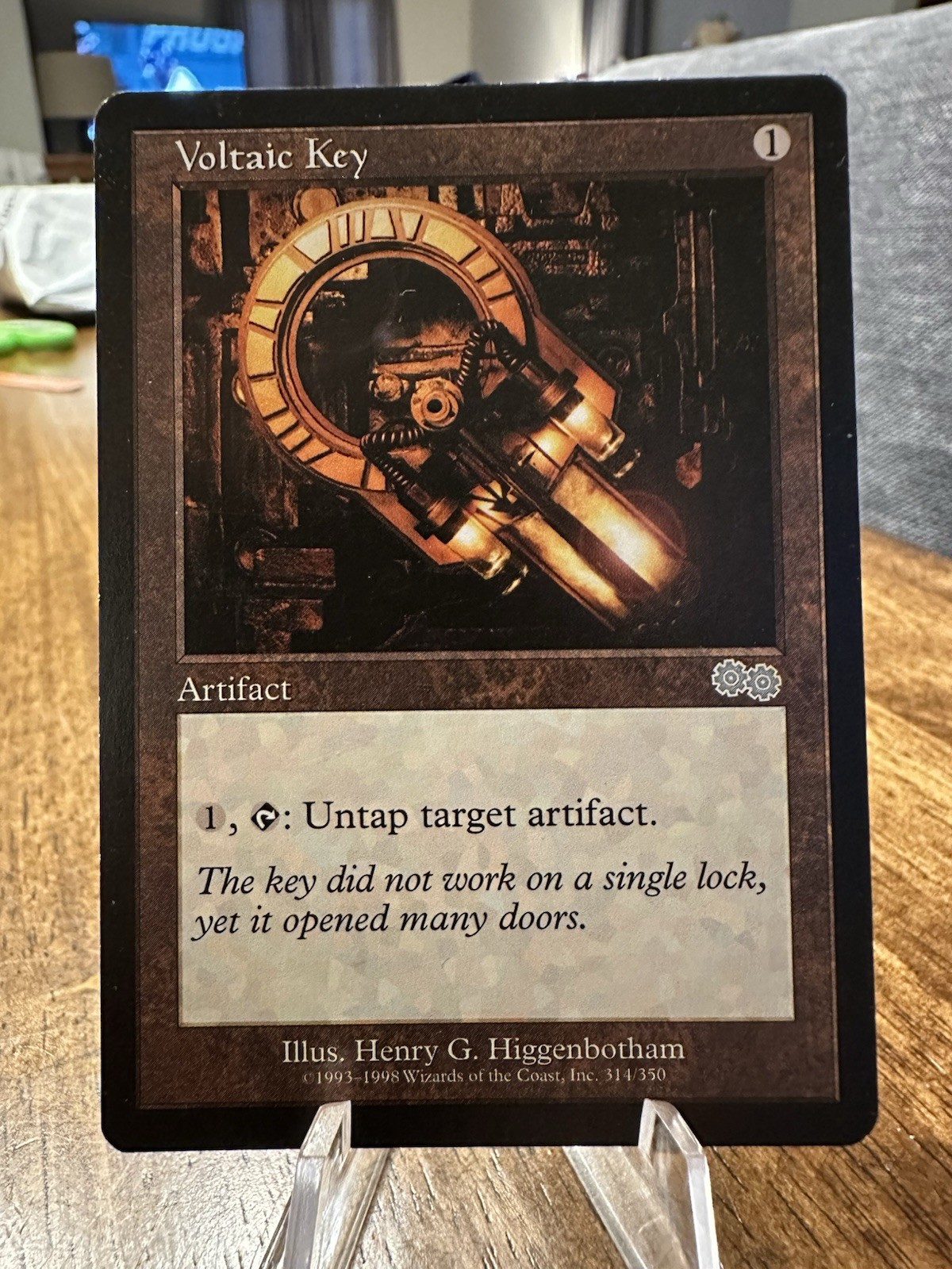 MTG Urza’s Saga Voltaic Key - Art: Henry G. Higgenbotham (LP)