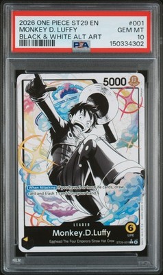 【PSA10】ルフィ　ST29-001 1枚 2026 ONE PIECE STARTER DECK ST29-EGGHEAD #001 MONKEY D. LUFFY PSA