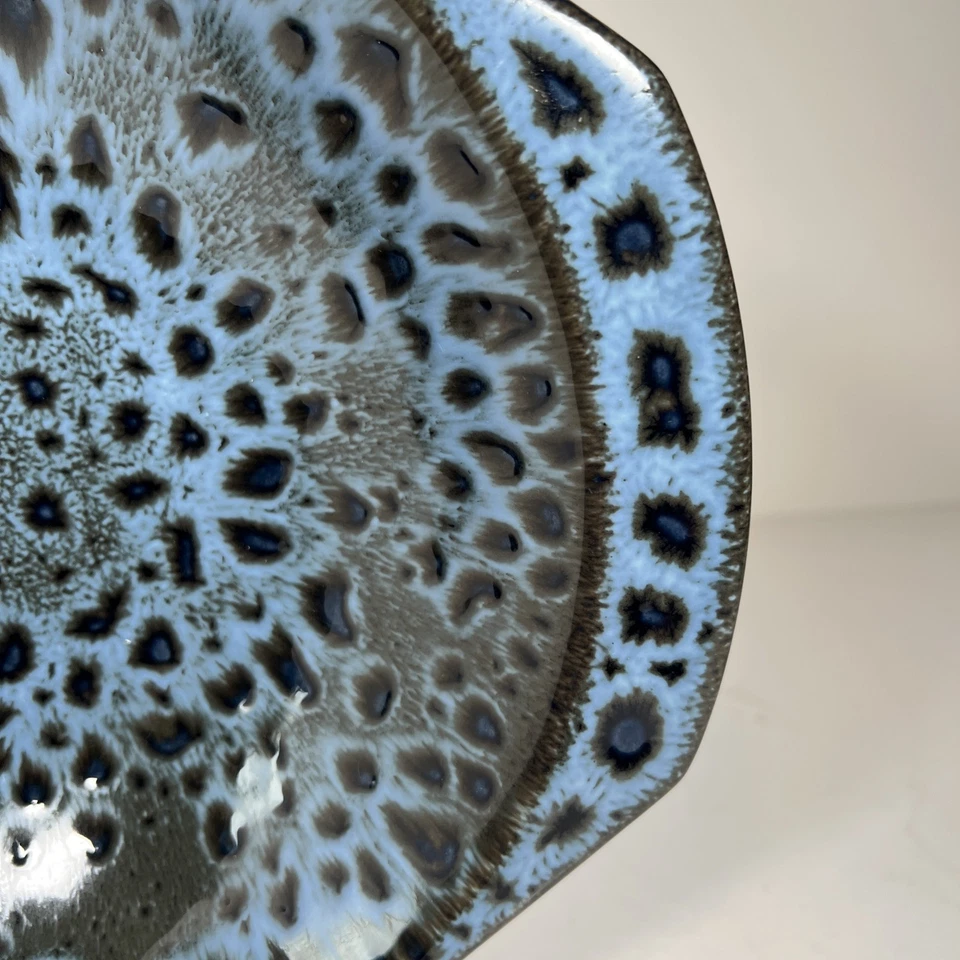 Poole Pottery - Blue Lace - Decorative Bowl - 24cm - Guy Sydenham & Tony Morris - Image 4 of 4