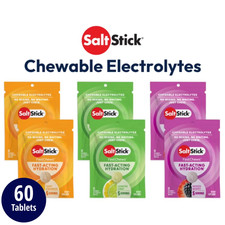 Saltstick Chewable Electrolyte Tablets - Fast Acting Hydration Variety Pack - Ve
