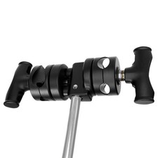 Flashpoint Twin 2.5" Grip Head with 5/8" Socket, Black