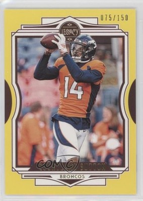 2021 Panini Legacy Yellow 75/150 Courtland Sutton #89 uk2