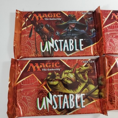 4 MTG Unstable Sealed Booster Packs From Drafting English Magic the Gathering | eBay 4 MTG Unstable Sealed Booster Packs From Drafting English Magic the Gathering | eBay
