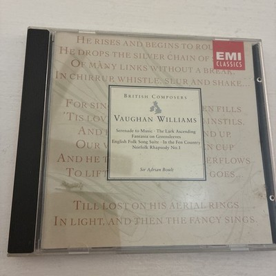 Ralph Vaughan Williams: Serenade to Music CD
