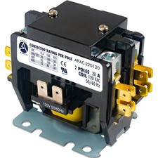 Appli Parts APAC-220120 Heavy Duty Contactor 2 Poles 20A 120V Coil Replacement f