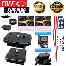 2 Pack 41mm  43mm Tripod Quick Release Plates - Camera Mount Adapter