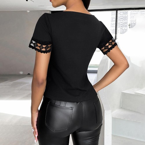 Blusa De Verano Para Mujer Tops Elegantes Camisa De Moda Ropa De Mujeres Blusas - Picture 3 of 25