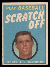 1970 Topps Scratchoffs #17 Lou Piniella