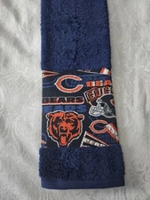 Chicago Bears Hand Towel Handmade  GREAT GIFT