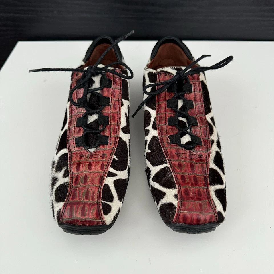 Donald J Pliner 小马毛动物印花运动鞋 - 女式 7.5 M — 第 3/4 张图片