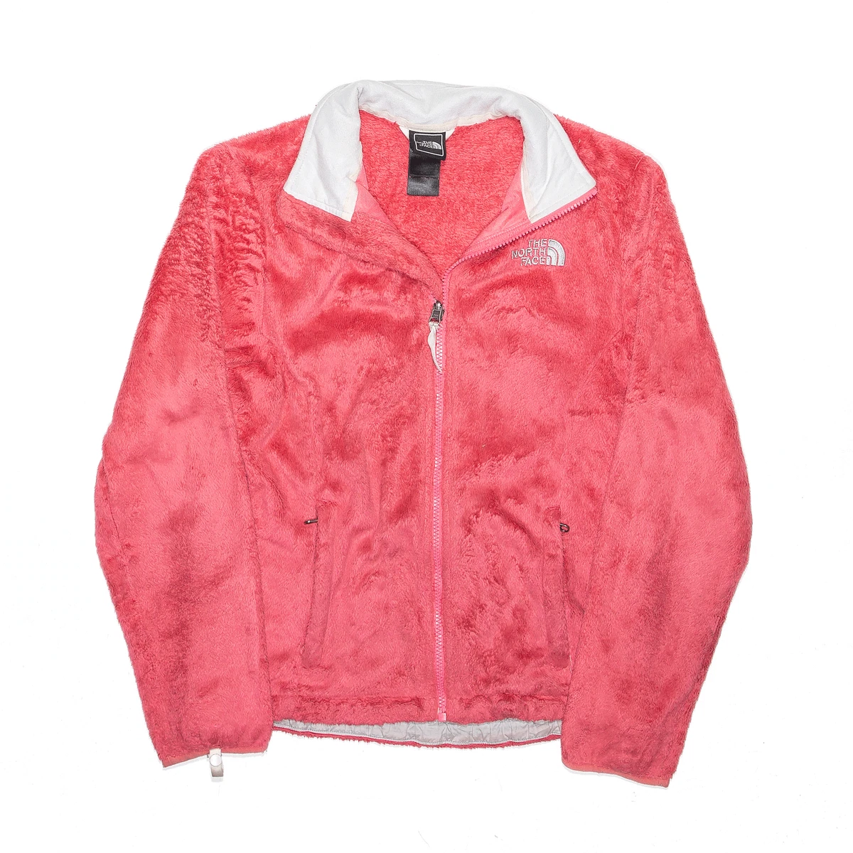 North face furry fleece pink clearance
