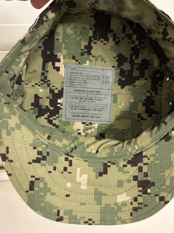 复制品美国陆军帽子万圣节服装军事士兵迷彩迷彩战争儿童 — 第 4/4 张图片