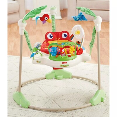 Fisher-Price Rainforest Jumperoo Baby Activity Center W/Sounds Music  K6070 NEW