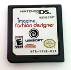 Imagine: Fashion Designer - (Nintendo DS DSi 2DS 3DS) - *Game Only **Tested