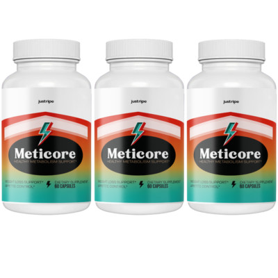Meticore - Advanced Weight Loss Supplement, Wellness Support - 3 Bottles
