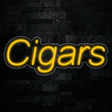 Cigars LED Neon Sign 24"L x 9"H #33019