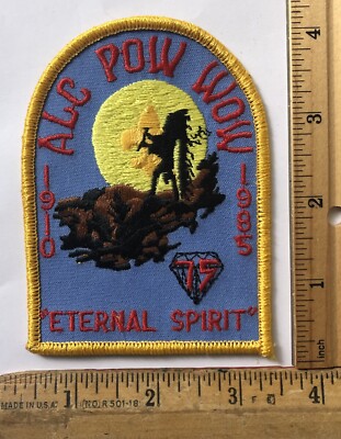 Vintage Boy Scout 1985 ALC Pow Wow Patch Abraham Lincoln Council Eternal Spirit