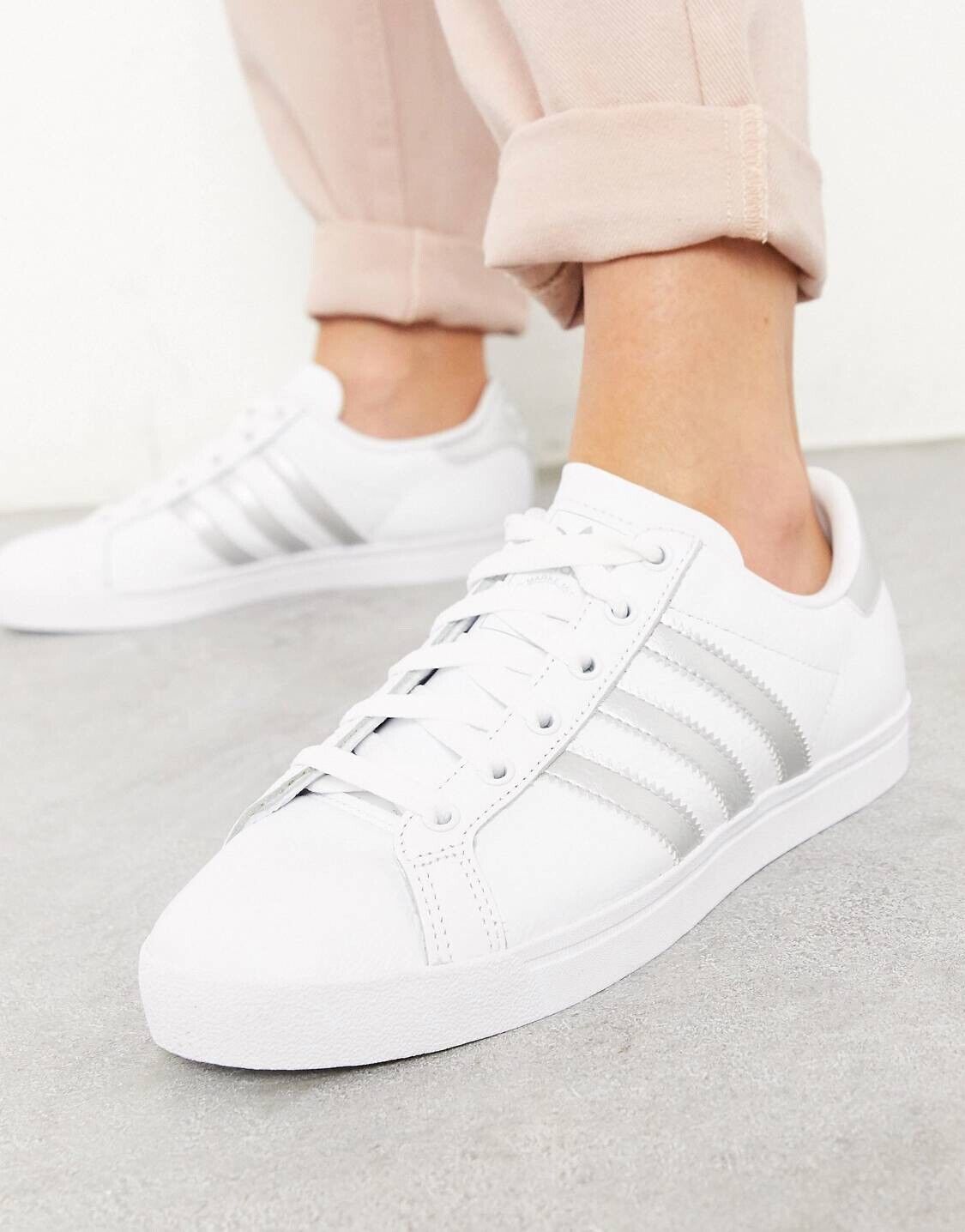 volverse loco Apuesta etiqueta New Adidas Originals Coast Star in white with silver stripe Size 10.5 MSRP:  $120 | eBay