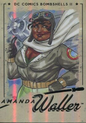 DC Comics Bombshells 2 Rainbow Base Card #54 Amanda Waller