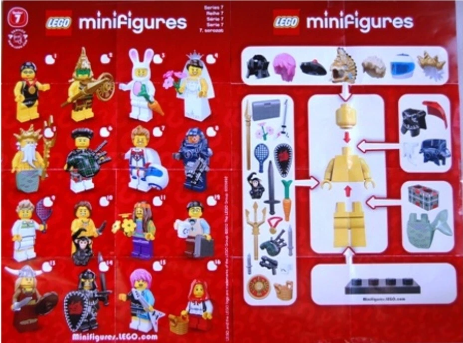 Коллекционные минифигурки LEGO Grandma Visitor серия 7  - Изображение 2 из 2