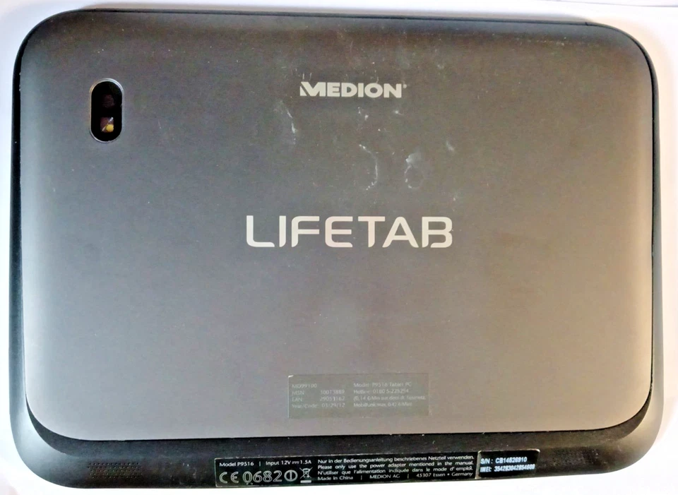 MEDION LIFETAB P9516, 32GB Arbeitsspeicher, 10 Zoll Display mit 1280x800 Pixel - Bild 2 von 2