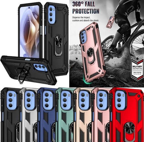 Custodia Per Moto G10 G20 G30 G50 G22 E32S G9Play G STYIUS 2021 G Stilo Supporto Magnetico Anello Custodia Antiurto Armatura Cover Posteriore - Foto 7