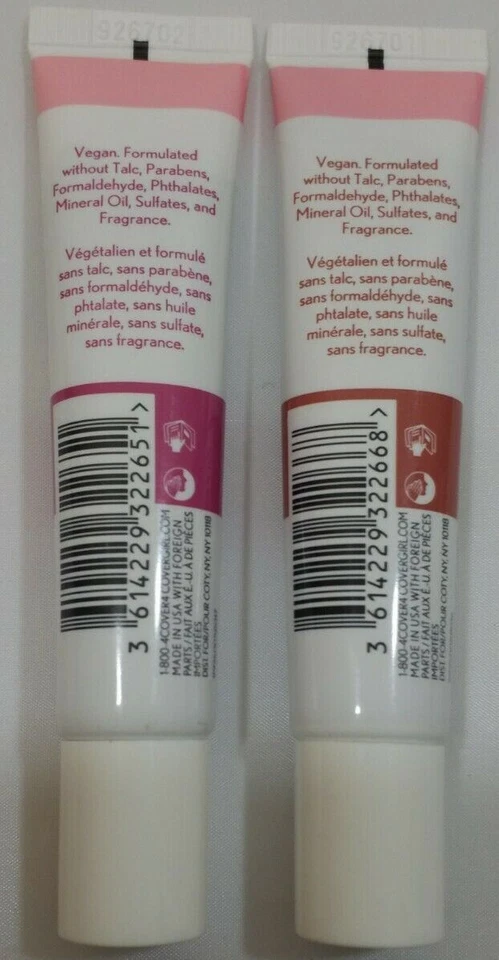 Rubor crema fresco limpio Covergirl ~ Lote de 2~370 mariposas y 390 maduras y listas Foto 4 de 4