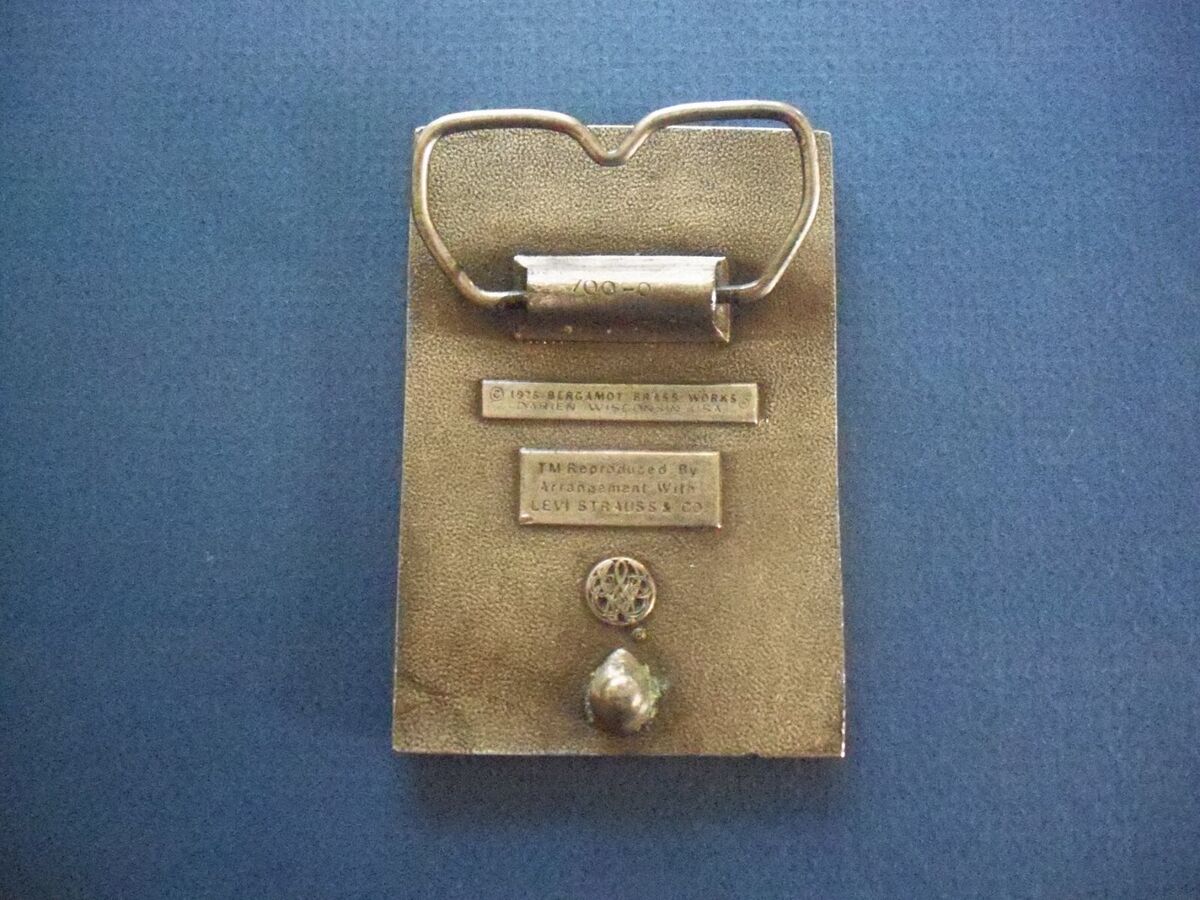 LEVI STRAUSS & CO. Belt Buckle-ORIGINAL RIVETED QUALITY LEVI STRAUSS & CO. Belt Buckle-ORIGINAL RIVETED QUALITY