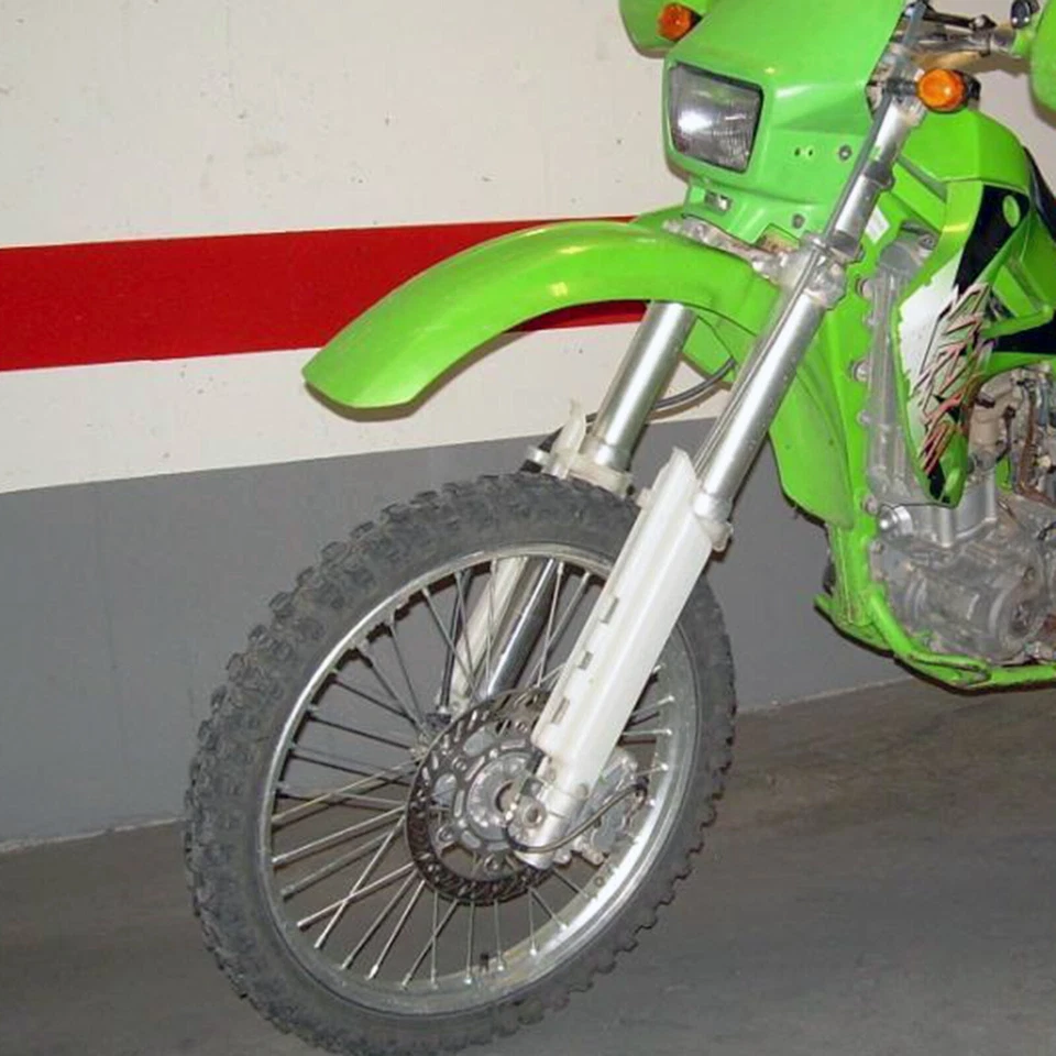 Protectores de horquilla delanteros para Kawasaki KDX250 KDX200 KLX650 KLX250R KLX300R Foto 3 de 4