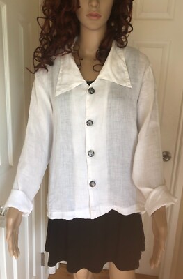 トップス c.p.company CP Shades White Tunic/Jacket. Long Sleeve. Size S Oversized. 100