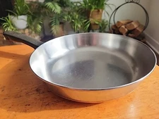 Vintage Sears Maid of Honor Copper Bottom Stainless 10" Skillet Fry Pan