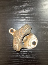 Vintage Drink COCA-COLA Wall Mount Bottle Opener STARR X Brown Co Made In USA