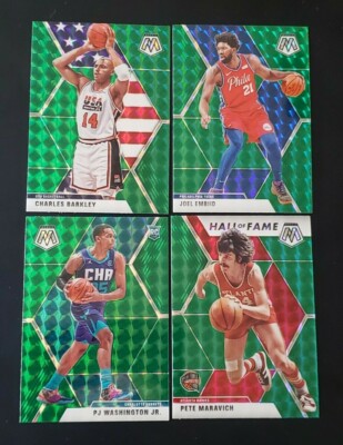 2019-20 Mosaic Basketball GREEN PRIZMS with Rookies You Pick the Card