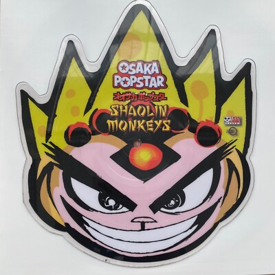 Osaka Popstar - Shaolin Monkeys (10'', Shape, Maxi, Pic, Die) (Very Good Plus (VG